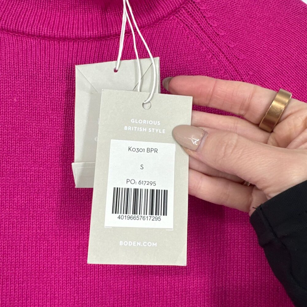 Boden Cashmere Keyhole Sweater Size S NWT - Picture 5 of 13
